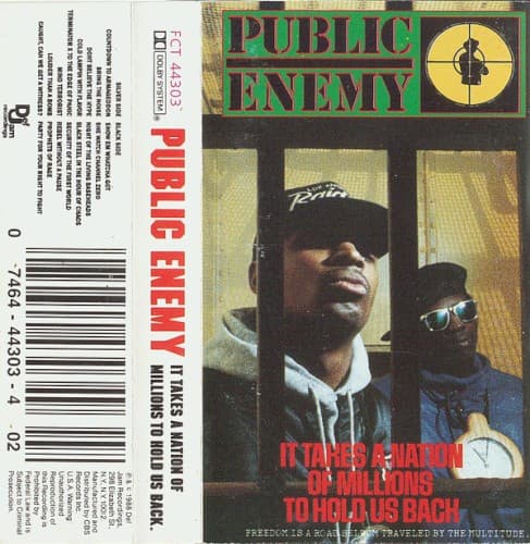 It Takes a Nation of Millions to Hold Us Back by Public Enemy album cover