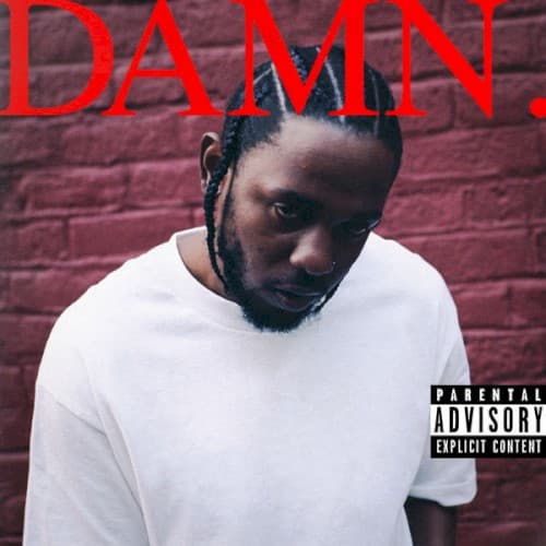 DAMN. by Kendrick Lamar album cover